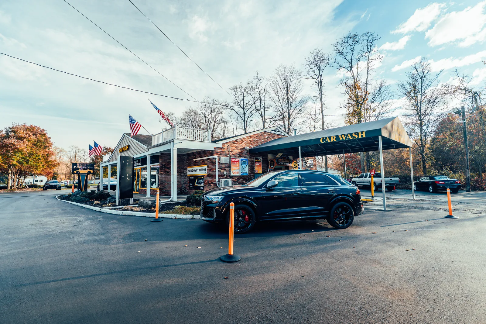 Audi RS Q8 at Prestige Car Wash Tint & Wrap, next door to Prestige Performance Center at 482 All Angels Hill Rd, Hopewell Junction NY