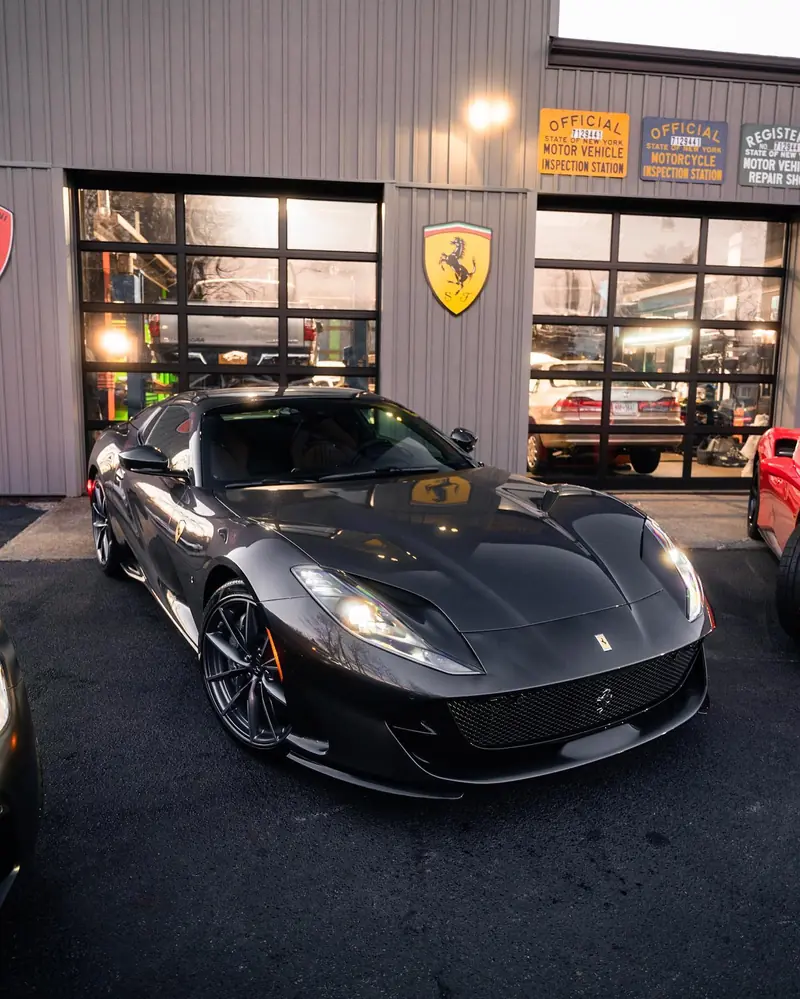 Ferrari 812 GTS after a full tune and service