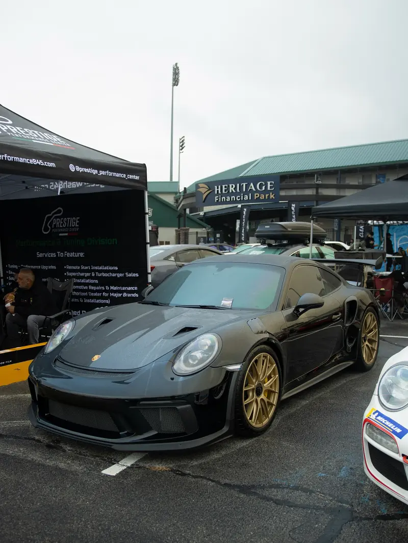 Customer GT3 RS at the Prestige booth, Heritage Financial Park meet