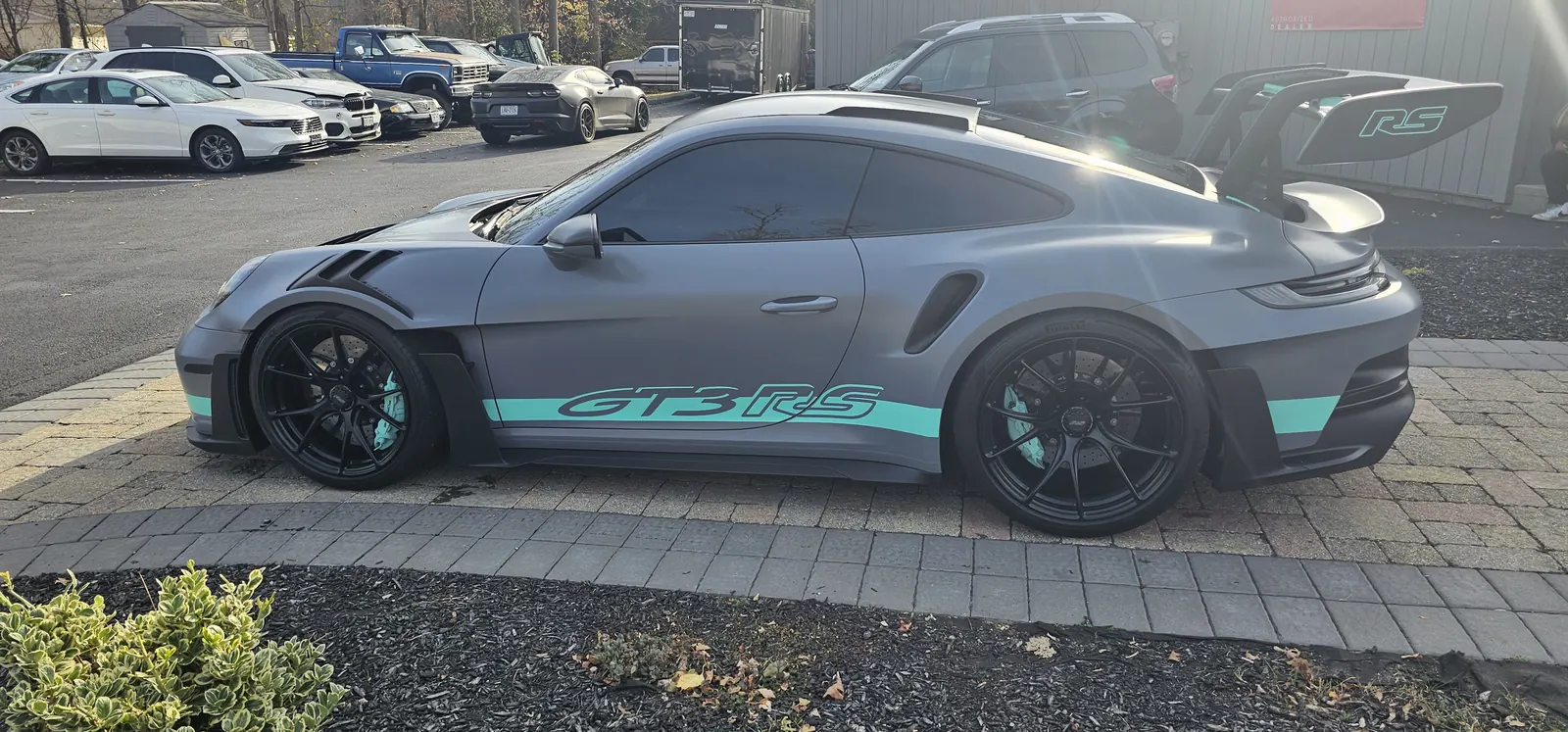 Customer Porsche 911 GT3 RS at Prestige Performance Center — the caliber of car White Glove was built for
