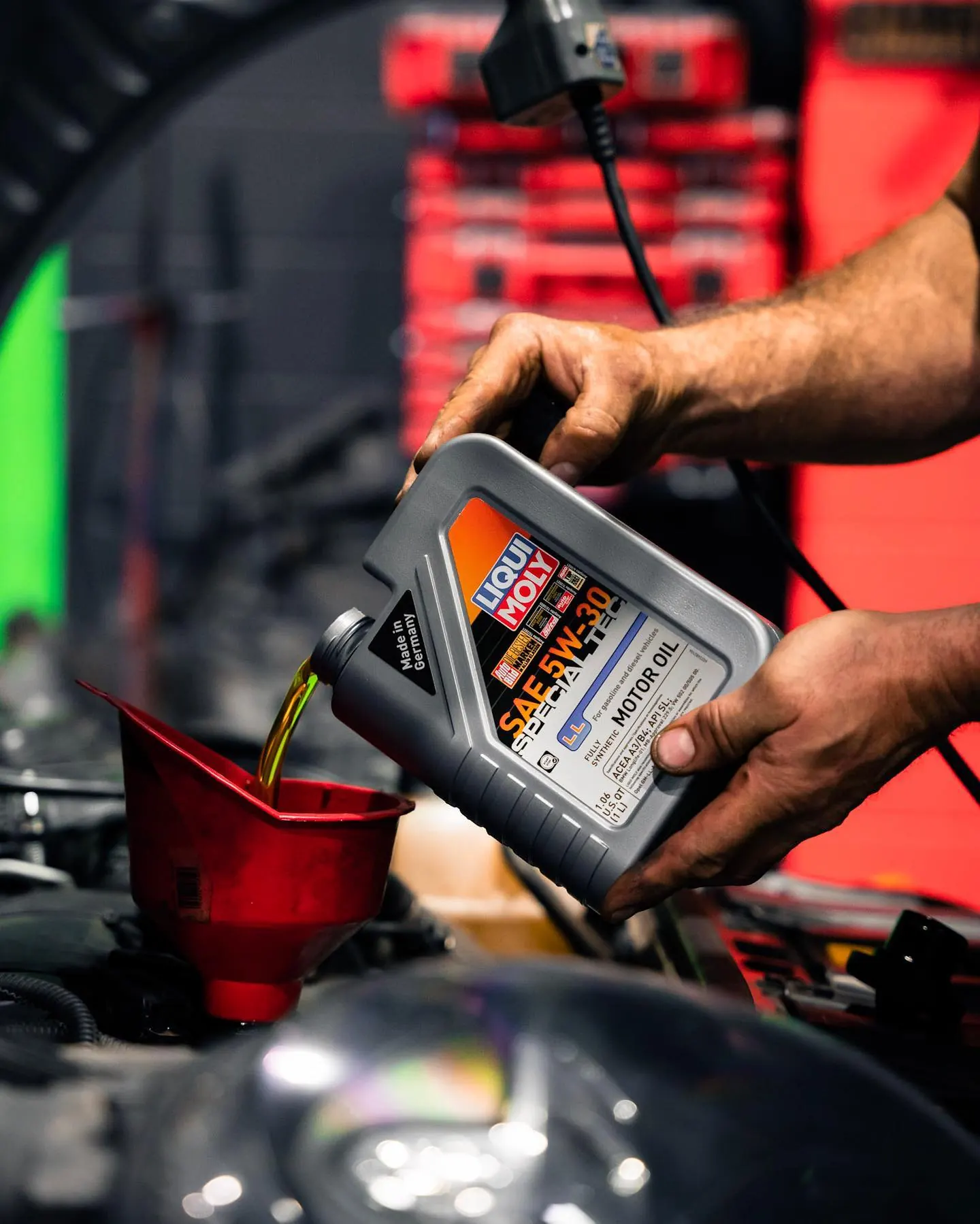Liqui Moly oil service at Prestige Performance Center