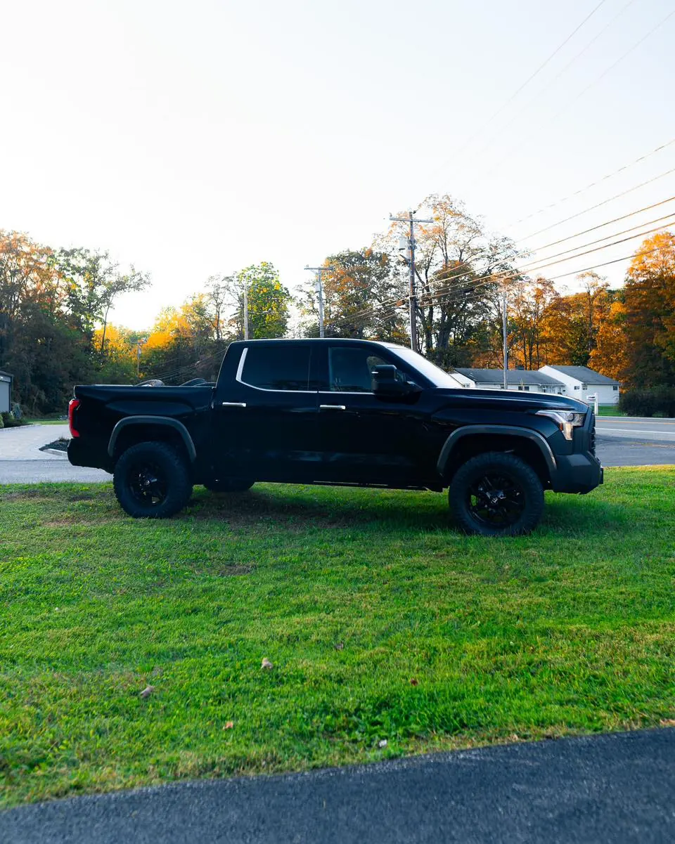 Truck and towing setup work at Prestige Performance Center