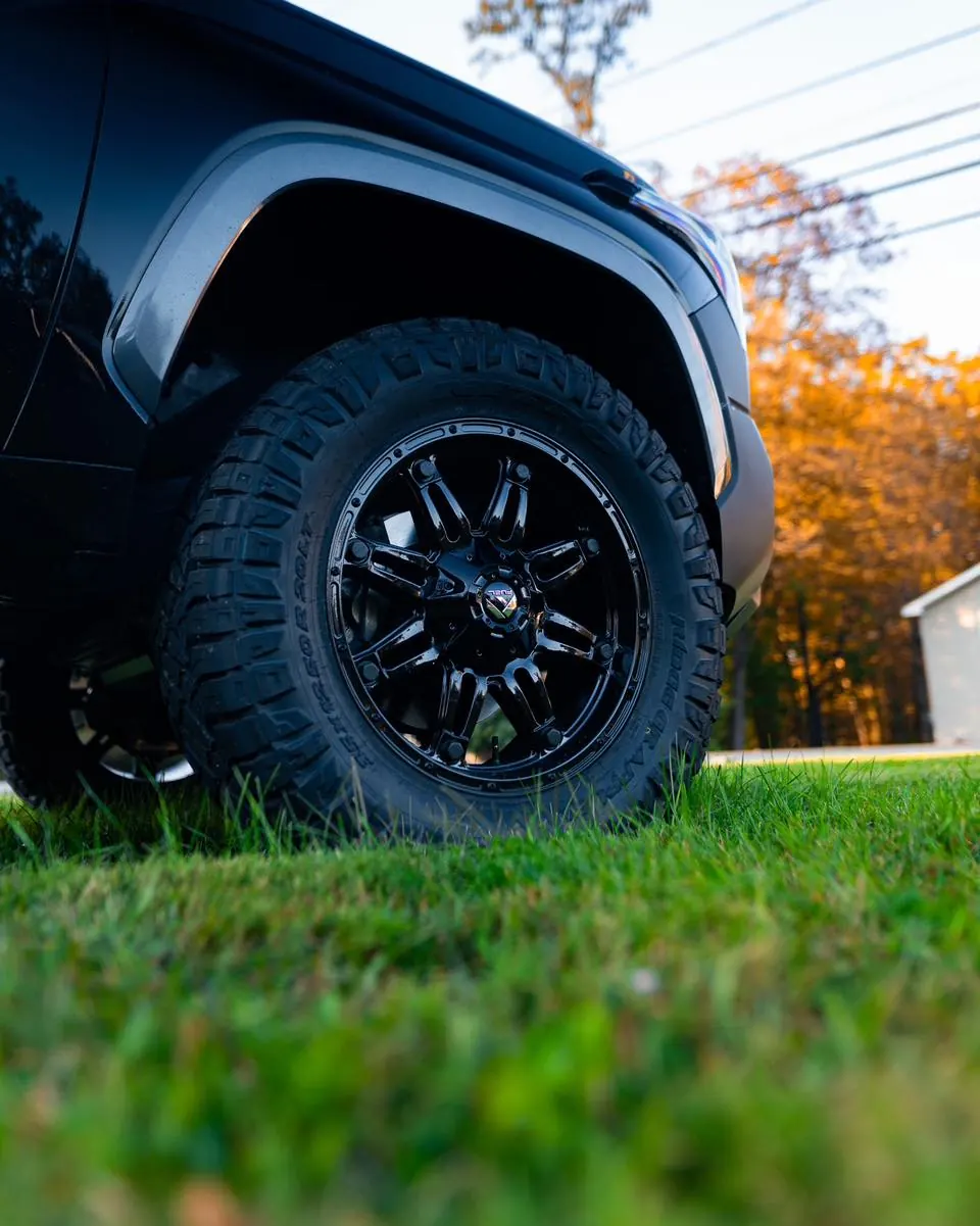 Fuel wheel and Nitto Ridge Grappler fitment by Prestige Performance Center