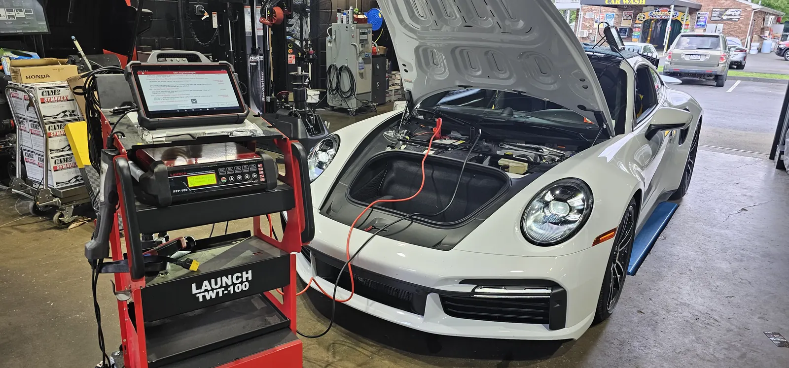 Deep electronic verification on a Porsche 911 Turbo S — hidden module data pulled and cross-checked